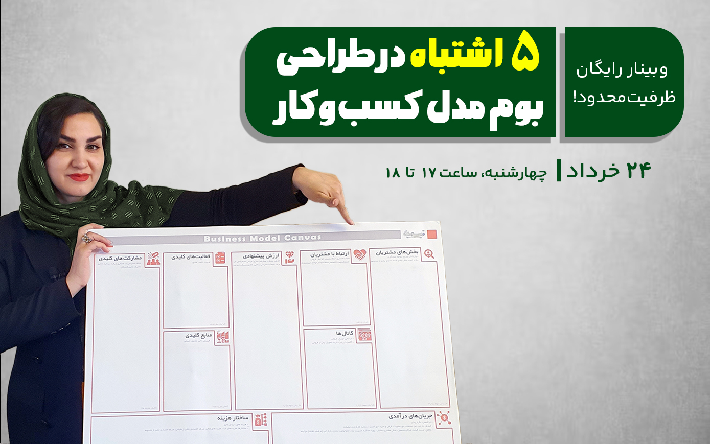 پنج اشتباه در طراحی بوم مدل کسب و کار