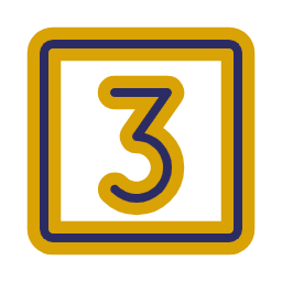 number square three thin svgrepo com