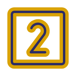 number square two thin svgrepo com